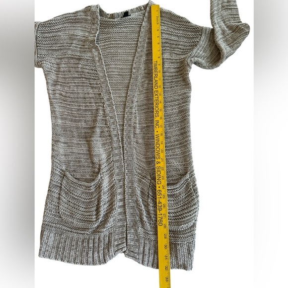 Ann Taylor Women’s Open Front Cardigan 100% Linen Knit Size Small Front Pockets. - Picture 7 of 9